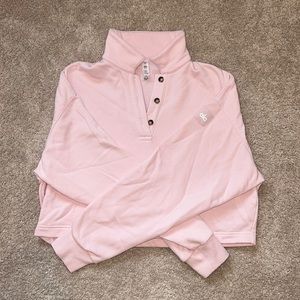 Alo cropped crewneck, light pink!!